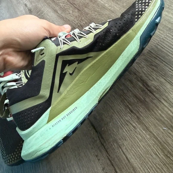 Nike React Pegasus Trail 4 Men’s Size 11 – Black Mint Foam Trail Running Shoes - Picture 7 of 8